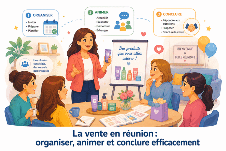La vente en réunion : organiser, animer et conclure efficacement