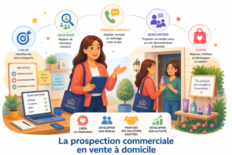 La prospection commerciale en vente à domicile