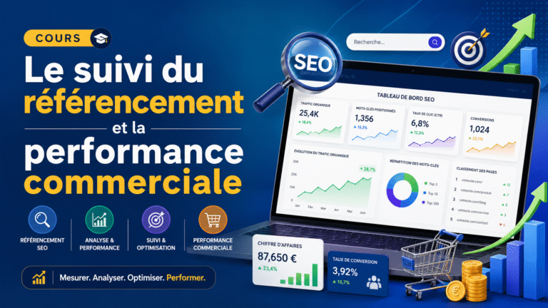 Le suivi du référencement et la performance commerciale