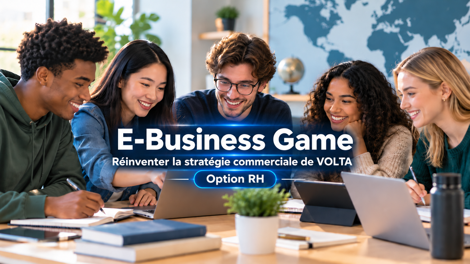 E-Business Game : La stratégie commerciale | Ressources humaines de VOLTA – 3 Jours